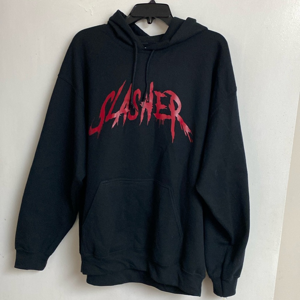 Slasher hoodie / torror sweater shirt/. Serial killers